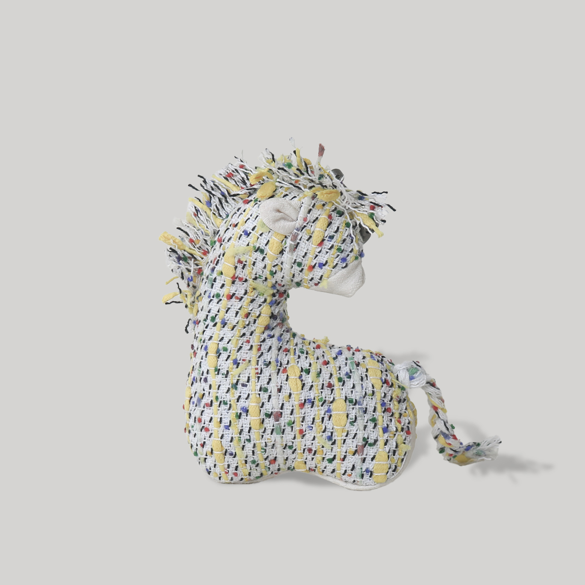 [RUENQ X LINTON]ツイード素材の十二支キーホルダー_ウマ