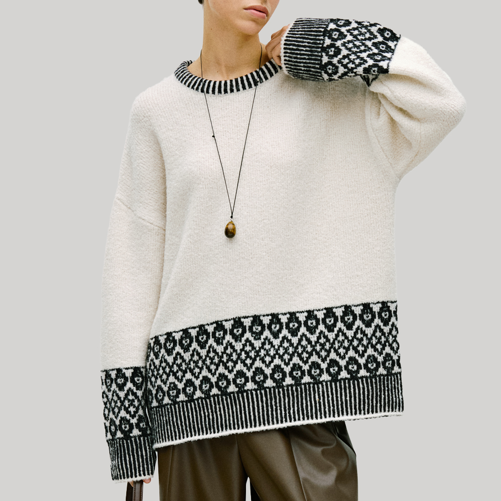 [MARIUS]オーバーサイズニットセータ