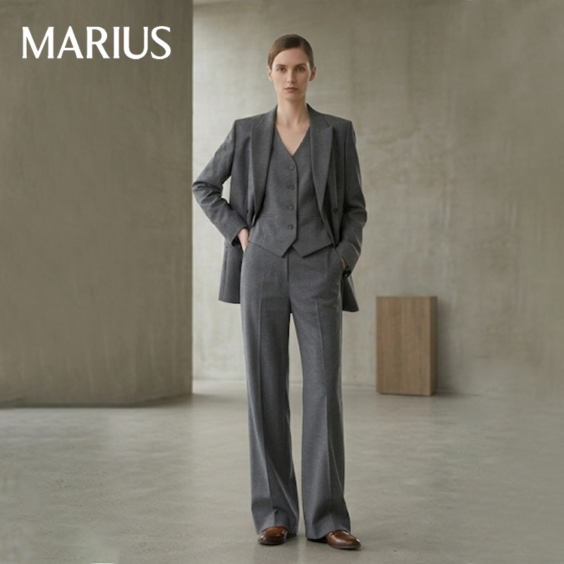 【MARIUS】Hラインショルダースーツ