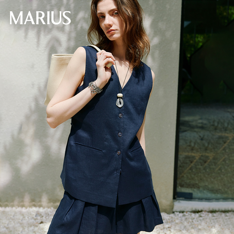 【MARIUS】リネンベスト