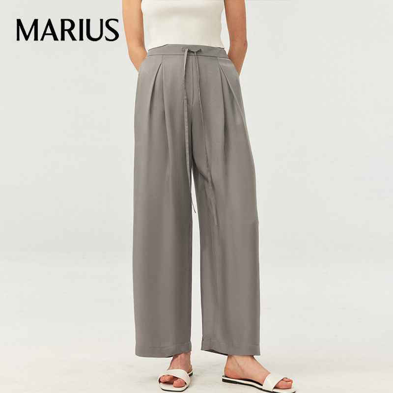 【MARIUS】ドローストリングダブルプリーツパンツ