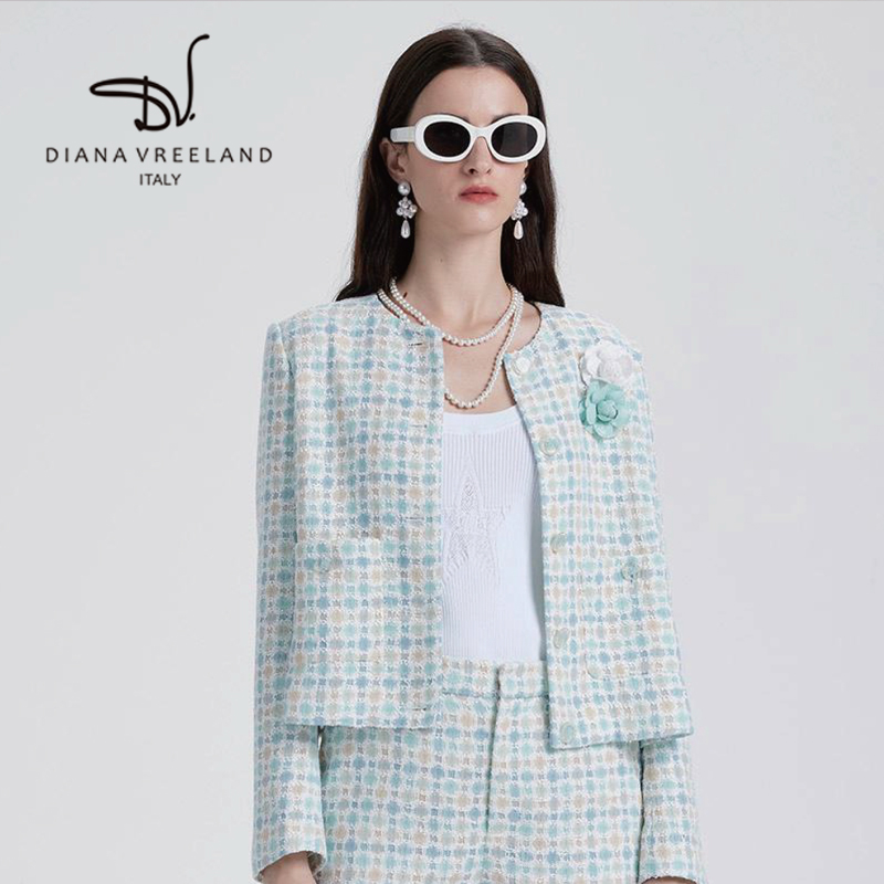 【Diana Vreeland】クルーネックショートコート